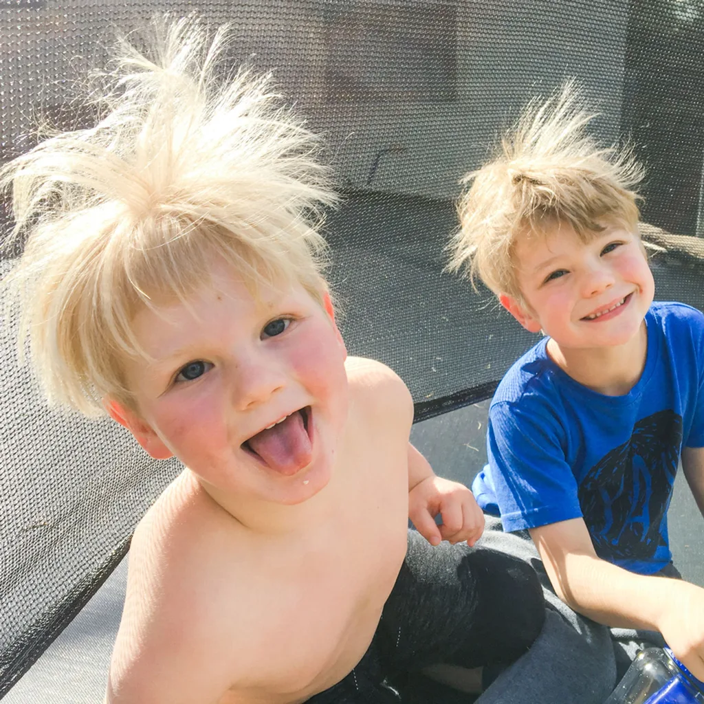 My boys Phoenix and Chase