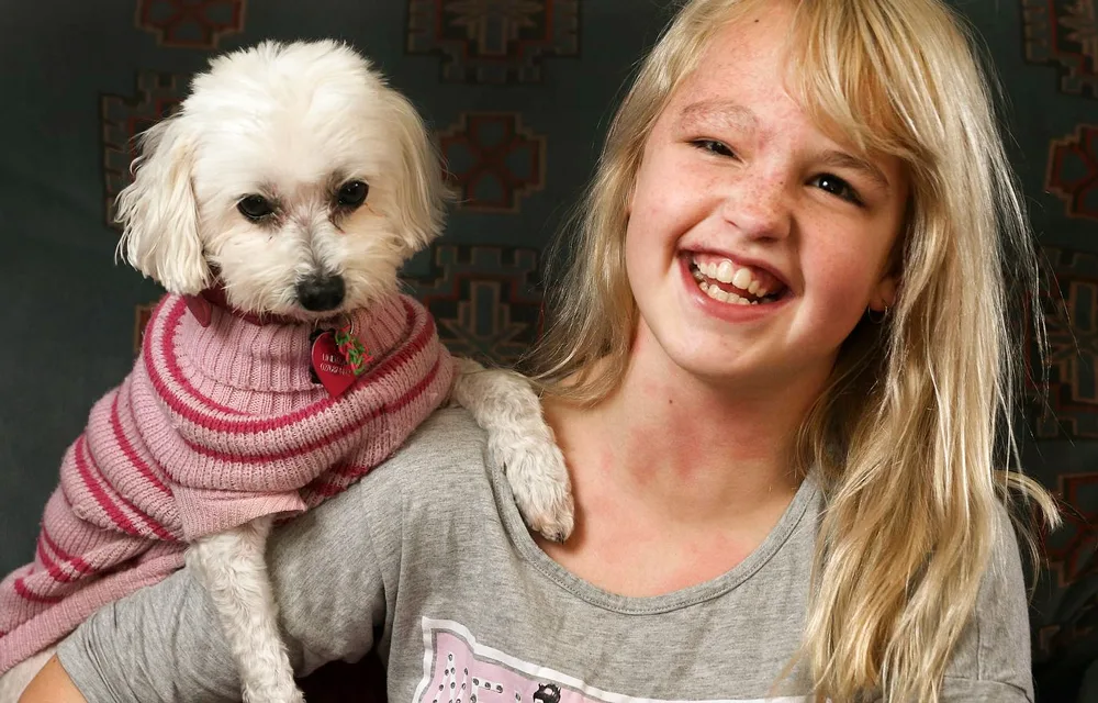 My beautiful girl and her precious pup