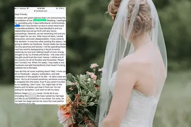 Bride cancels wedding after guests refuse to pay $1500 to attend