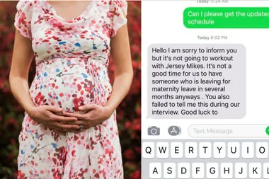 Woman is FIRED for being pregnant