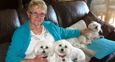 Killed as she wrote her shopping list