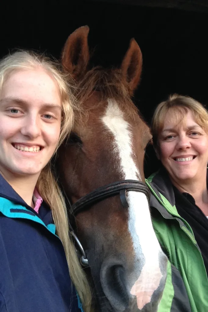 Charlotte and her mum