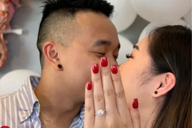 Hilarious engagement photo proves why you should ALWAYS have your nails manicured
