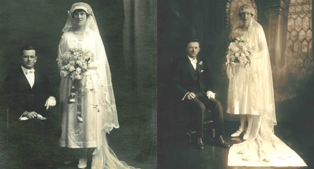 John Moore and Katurah Granger, and Frank Moore and Myrtle Granger