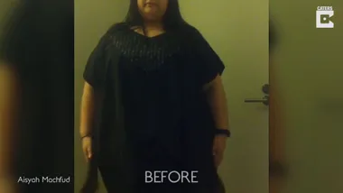 KFC addict sheds half her body weight