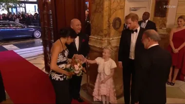 Meghan Markle Camouflaged Her Baby Bump with a Sequin Halter Top