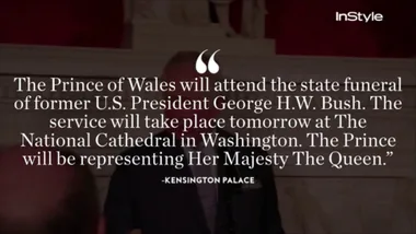 Queen Elizabeth Is Sending a Royal to Represent Her at George H.W. Bush’s Funeral