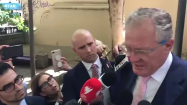 Lawyer for Chris Dawson, Greg Walsh speaks outside court