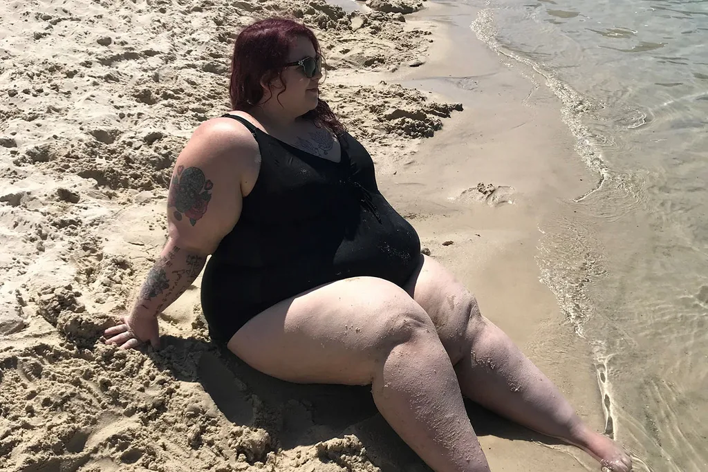 on the beach