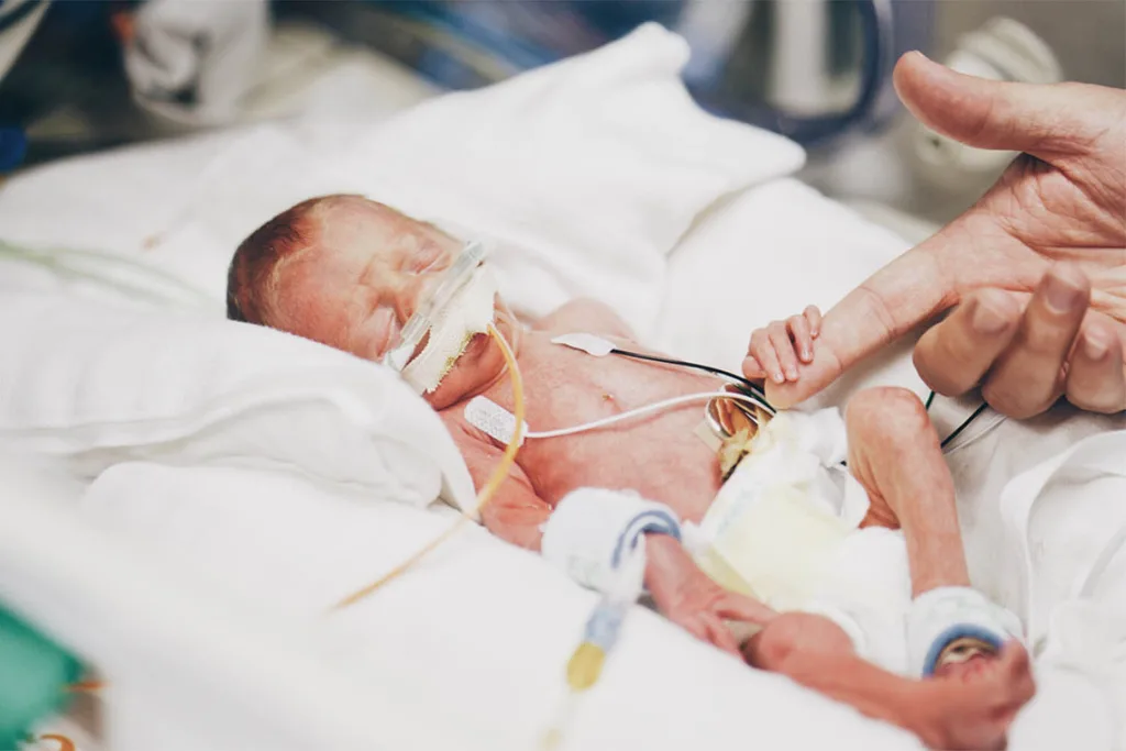 first baby born