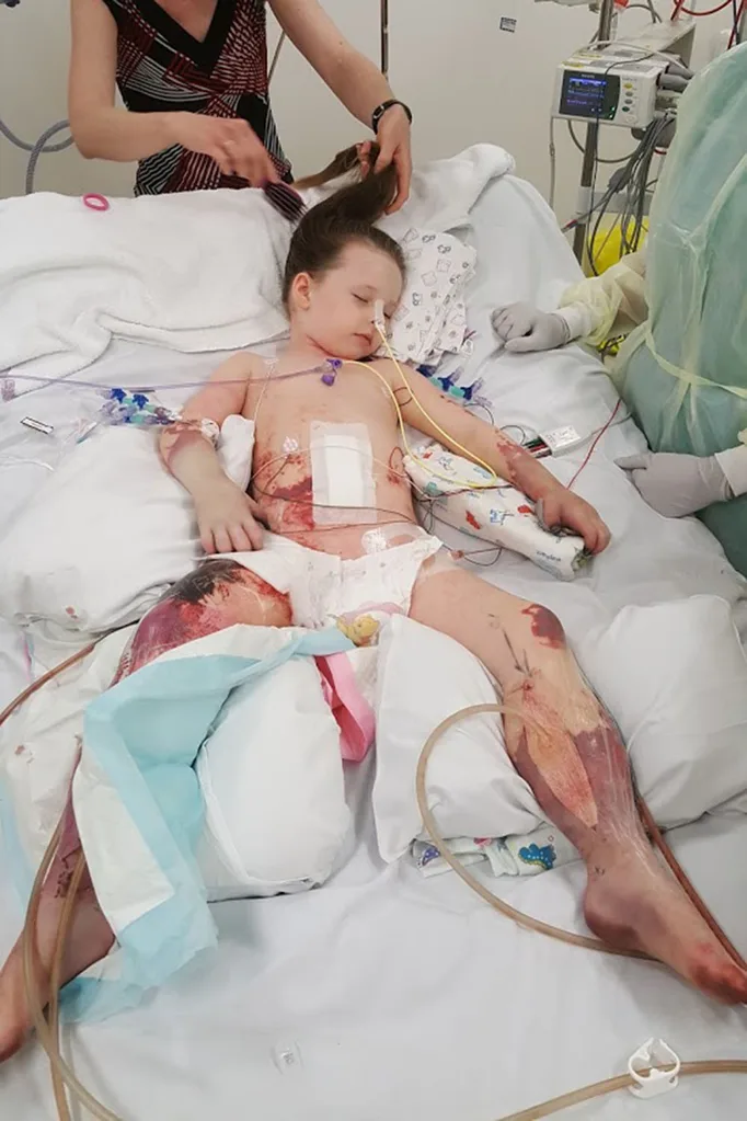 in hospital