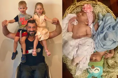 Paralysed and single – but I’ve had TWINS!