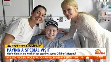 Nicole Kidman and Keith Urban visit Sydney Children’s Hospital