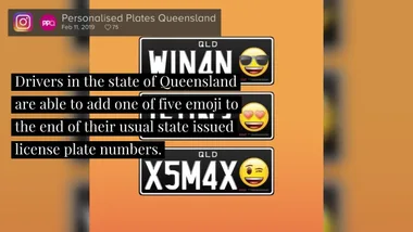 Australia Is Letting People Use Emojis On Their Car License Plates