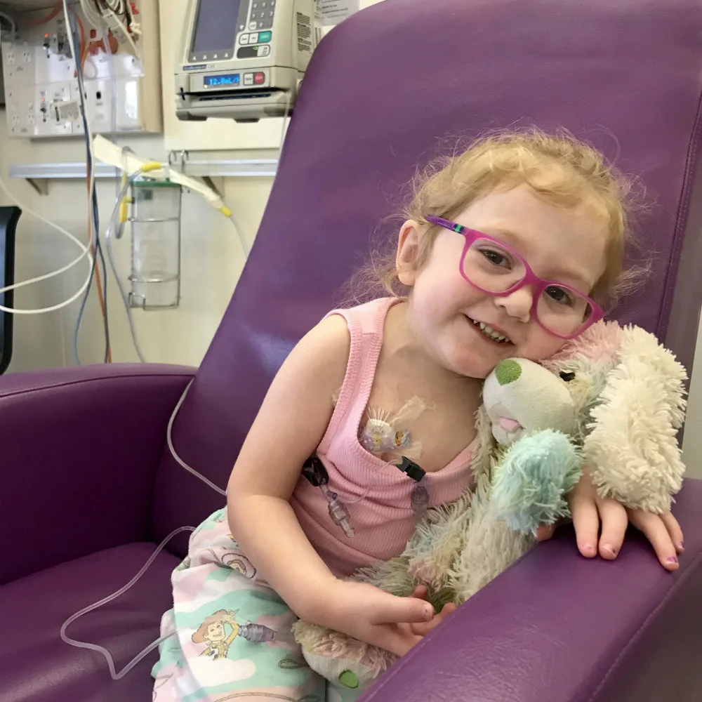 Ivy Brown has Vimizim infusions