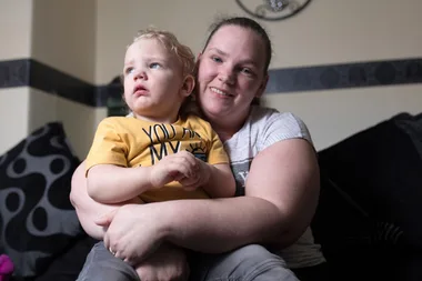 Mum’s warning: A kiss nearly killed my baby