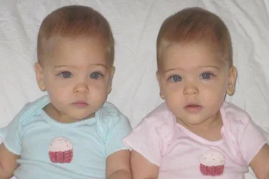 They were named the ‘world’s most beautiful twins’ as babies – look at them now!