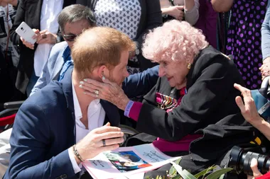 The 99-year-old woman who stole Prince Harry’s heart has died