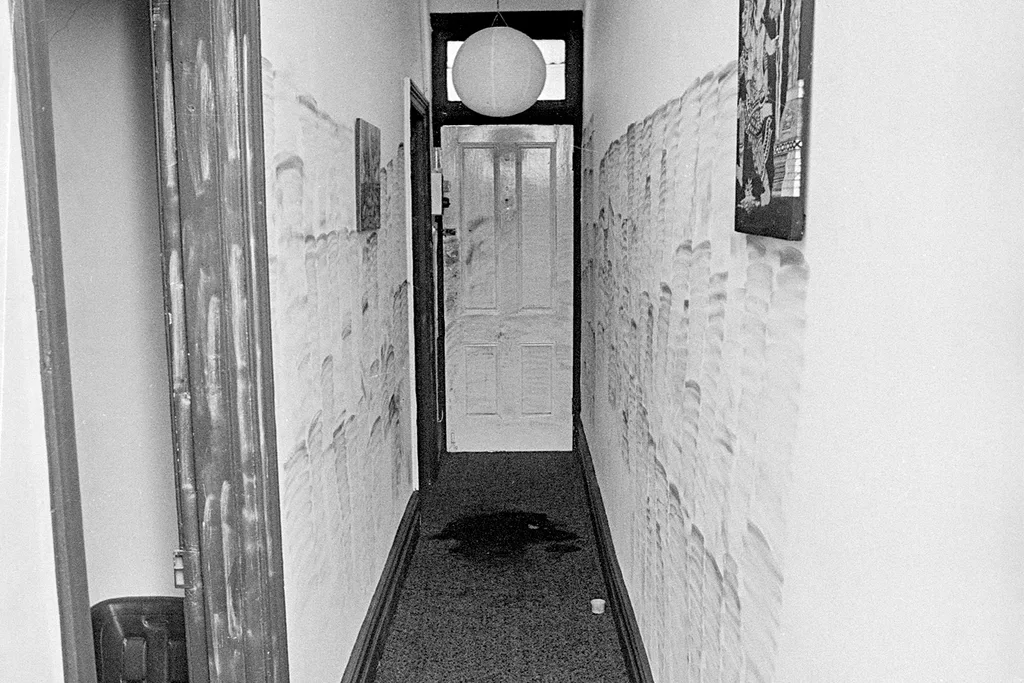 The hallway where Susan was found