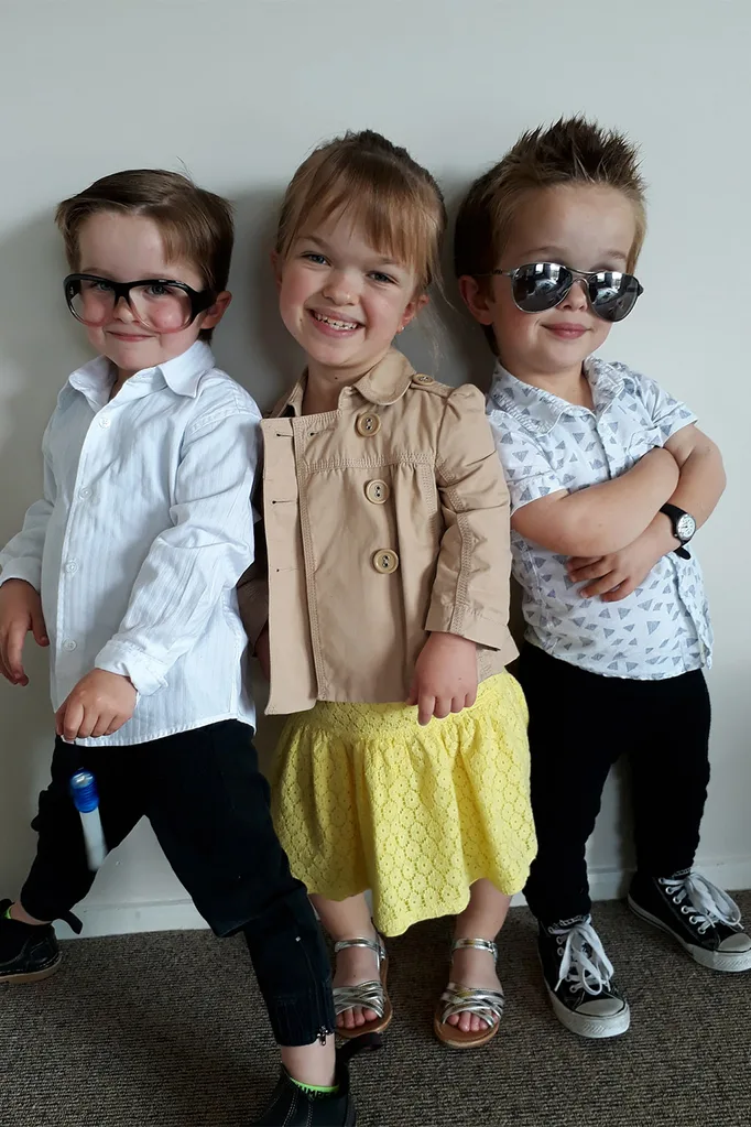 My incredible kids Elijah, Charlotte and Noah