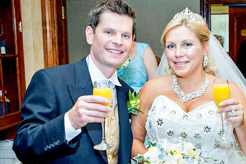I didn’t know I was six months along at our wedding