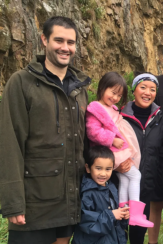 Daniel, me and the kids