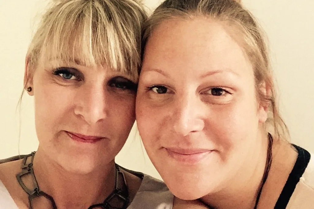 My big sister Linda and me