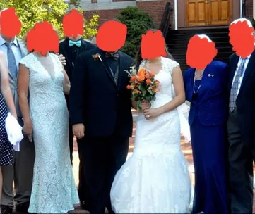 Mother-in-law breaks the rules by wearing a bridal dress at her son’s wedding