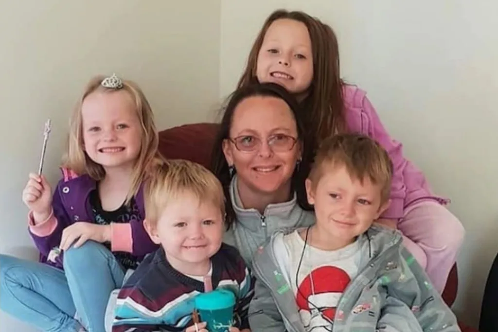 Charmaine and her children