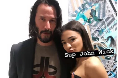 Photos of Keanu Reeves NOT touching women have sent his fans into overdrive