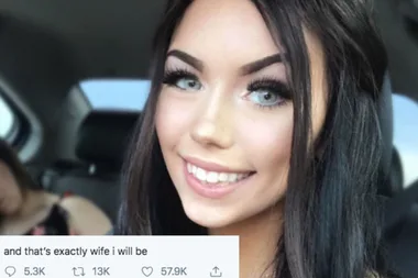 Woman who says it’s her duty to cook, clean and do laundry for her husband divides opinion