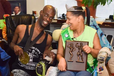 Meet the champion bodybuilding couple with cerebral palsy
