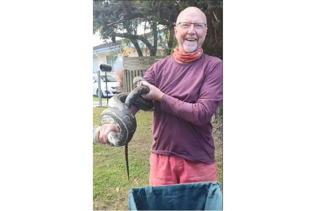 Trevor with the python