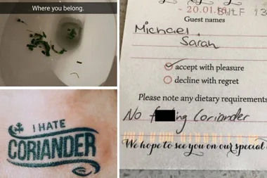 There’s a Facebook group dedicated to coriander haters and it’s hilarious
