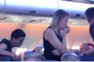 Bugs fall on horrified plane passengers