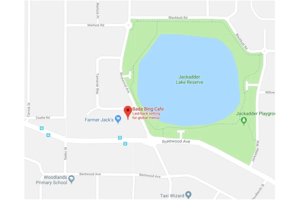 Map of Bada Bing