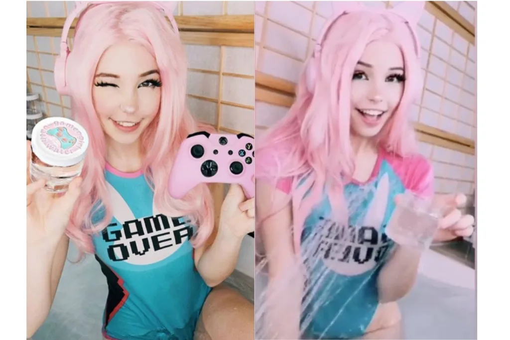 Belle Delphine sells bath water