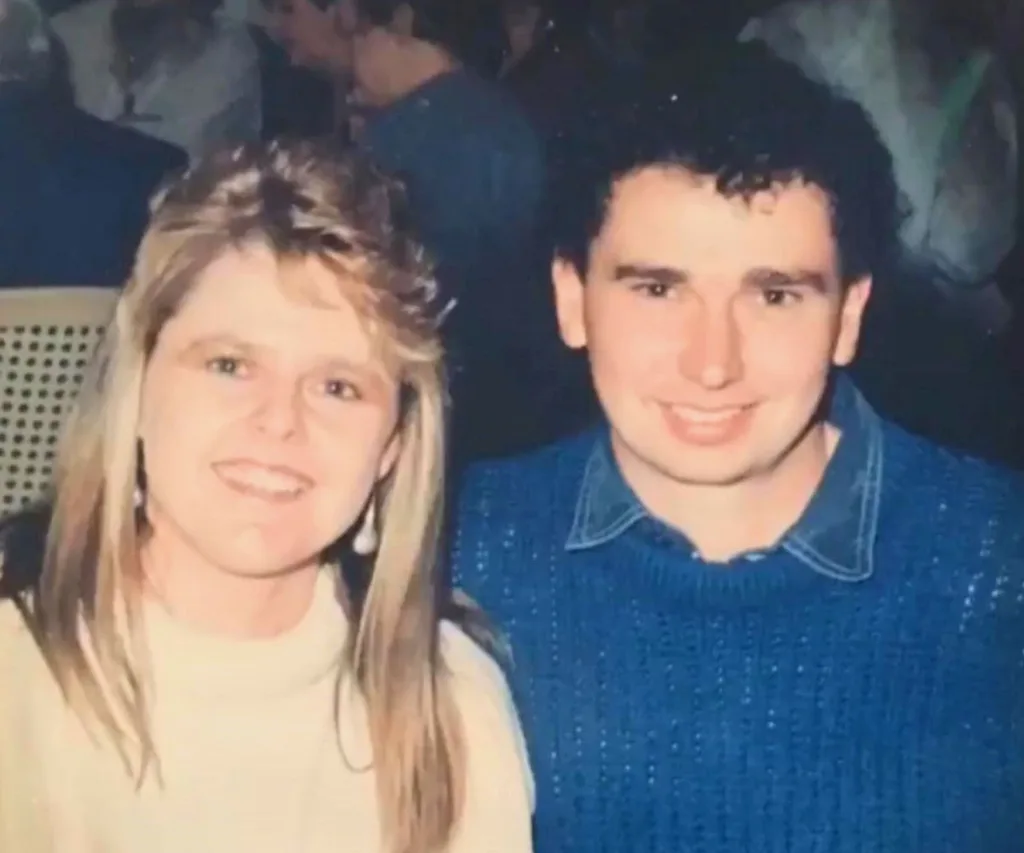 Jane Roulston married her ex husband Glenn. Here in their younger days