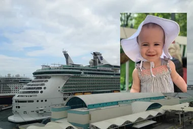 Baby falls 150ft to her death from cruise ship after her grandfather slips while holding her