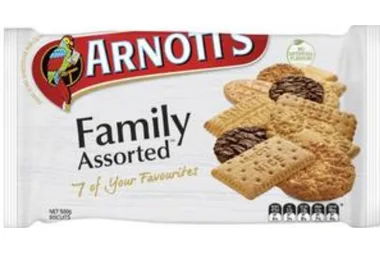 Top Arnott’s biscuits revealed