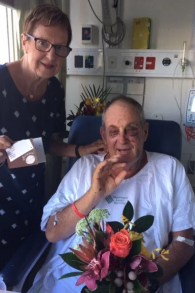 Kelvin Tennant was taken to Wangaratta Hospital