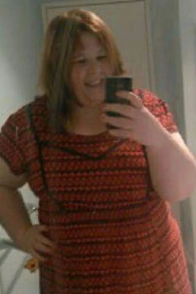 Hannah Bean red dress