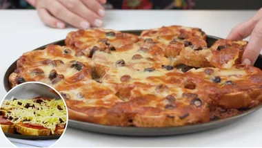 Pull-apart pizza