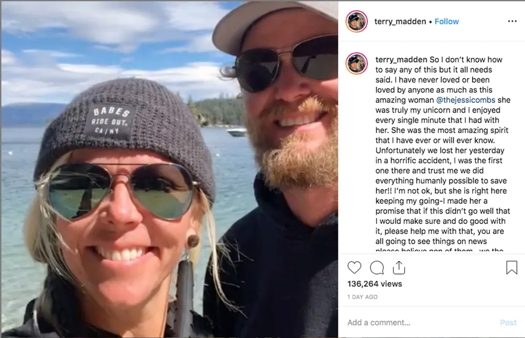 Jessi Combs remembered by partner Terry Madden