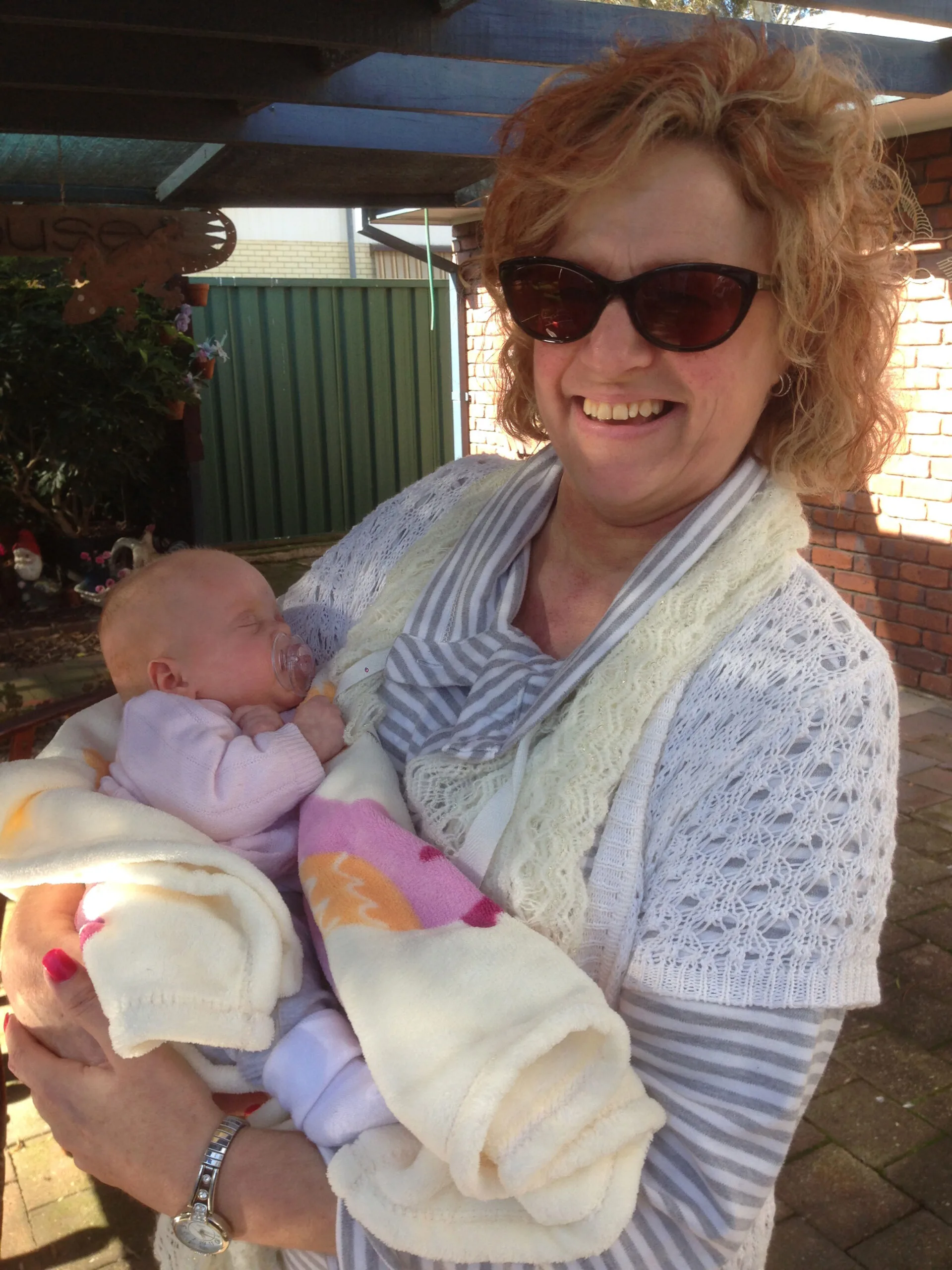 Biological mum Marianne with granddaughter Asha