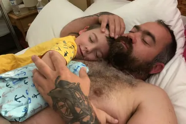 Seven-year-old boy and his dad lost at sea for SIX hours are saved by a BUCKET