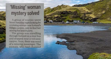 ‘Missing’ woman found after she joins her own search party