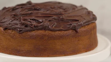 Four ingredient chocolate cake
