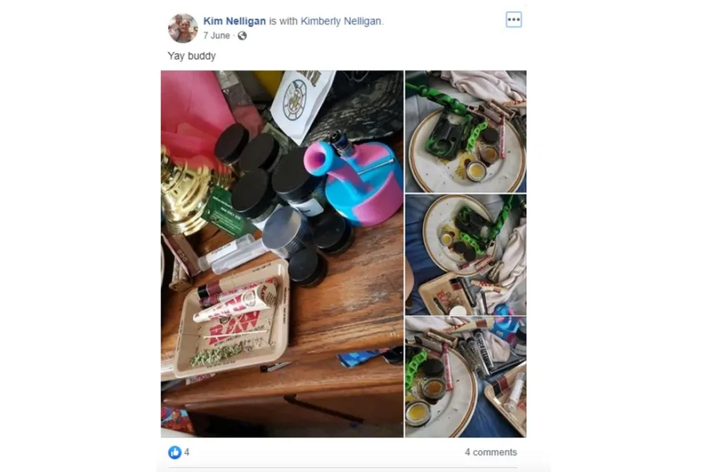 Kimberley Nelligan's Facebook post