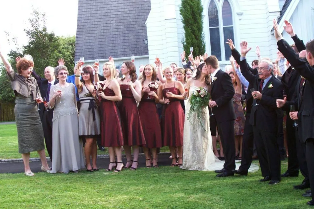 Our wedding day.